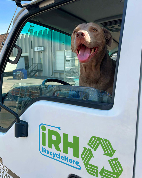 iRecycleHere Commercial Logistics Truck with Corporate Mascot